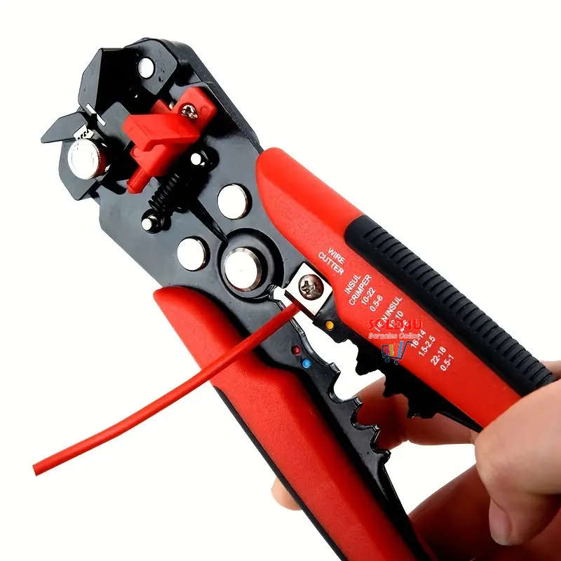 Wire Stripper Automatic - Self Adjusting Multifunctional Wire Stripper, Cutter and Crimper