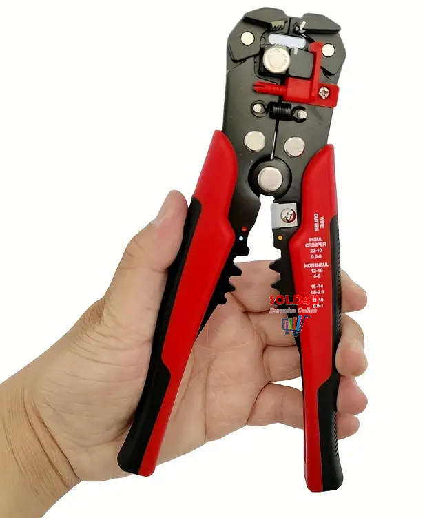 Wire Stripper Automatic - Self Adjusting Multifunctional Wire Stripper, Cutter and Crimper