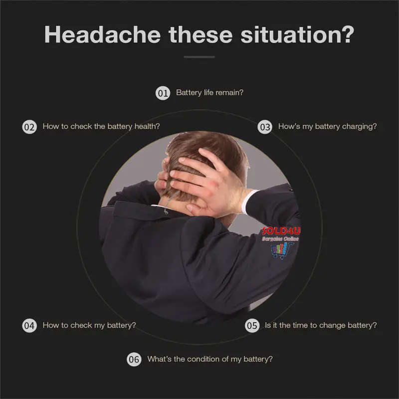 12V Mini Car Battery Tester Digital Alternator Tester 6LED For Motorcycle & Car Auto Battery Tester