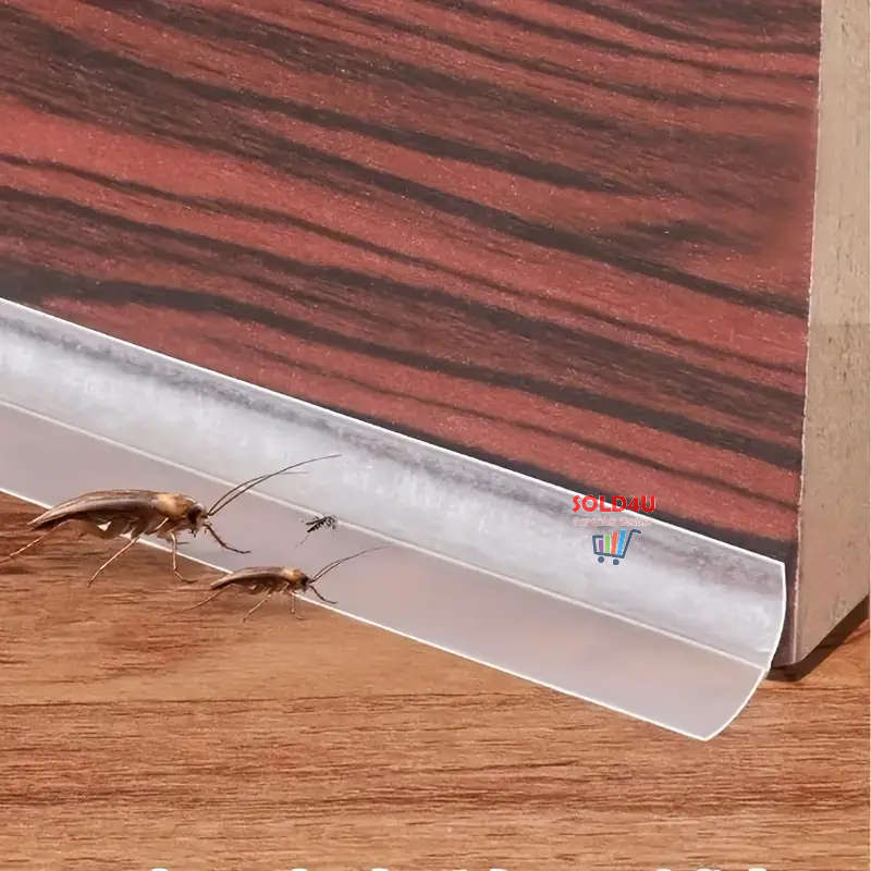 Self Adhesive Door Sealing Strip Weather-Proof Soundproofing Window Seal 3 Meters