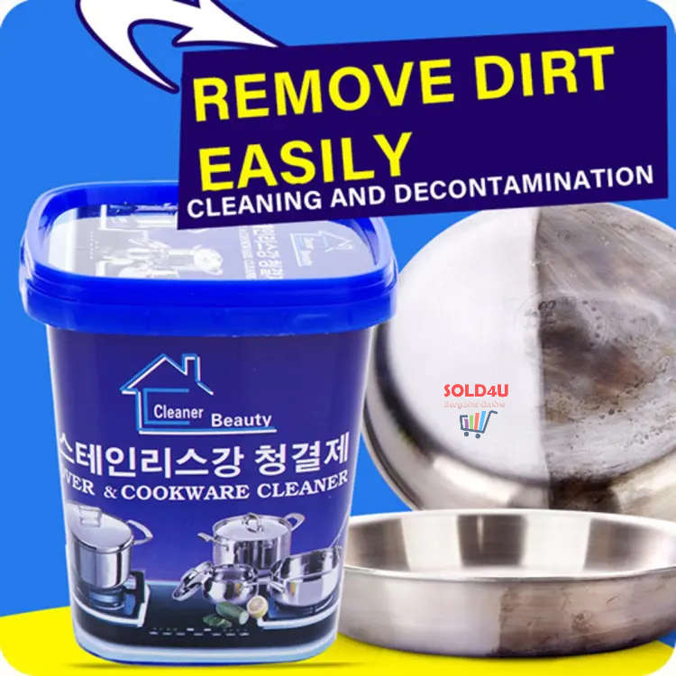 Cleaning Paste Cookware Cleaner Multi-Purpose Cream Tub