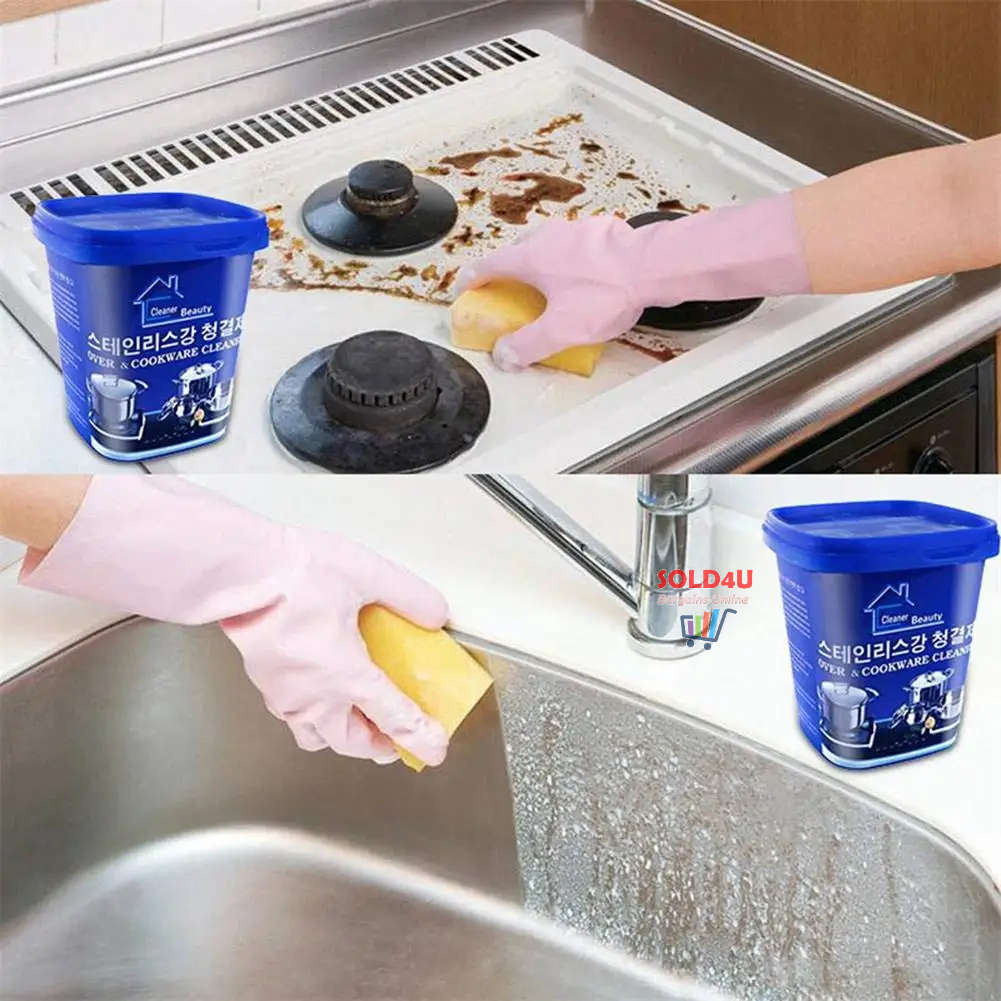 Cleaning Paste Cookware Cleaner Multi-Purpose Cream Tub