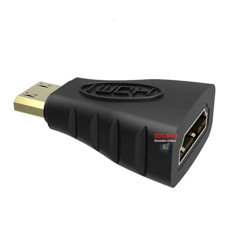 Mini HDMI Male to HDMI Female Adapter - Converter mini HDMI male to HDMI female