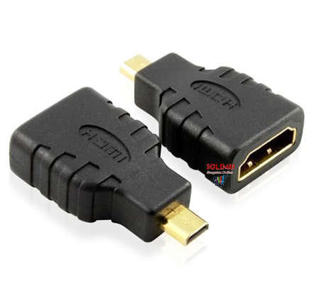 Micro HDMI Male to HDMI Female Adapter - Converter Micro HDMI male to HDMI female
