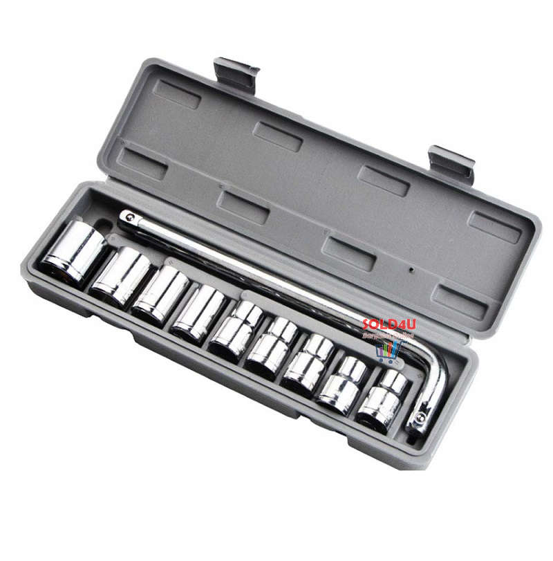 10Pcs Wrench Combination Hand Tool Socket Set
