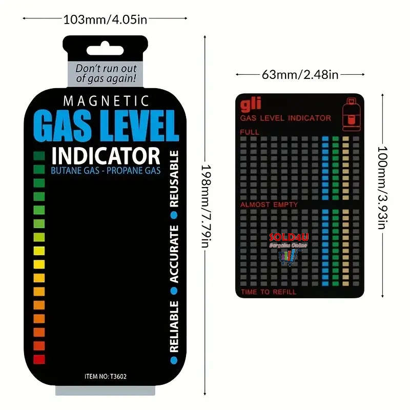 Gas bottle level indicator magnetic gas level indicator FOR Propane And Butane LPG Fuel Container
