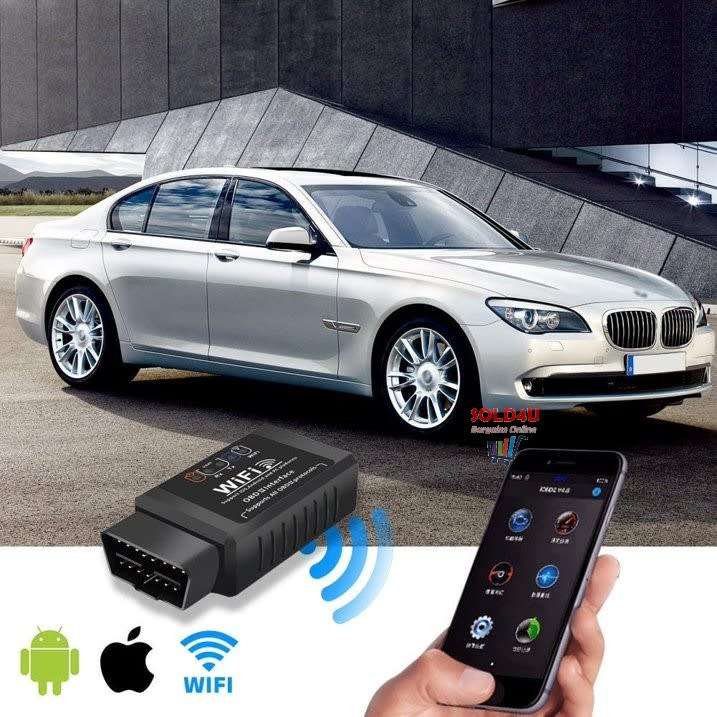 ELM327 WIFI OBD2 OBDII Auto Car Diagnostic Scanner Scan Tool for iOS Android