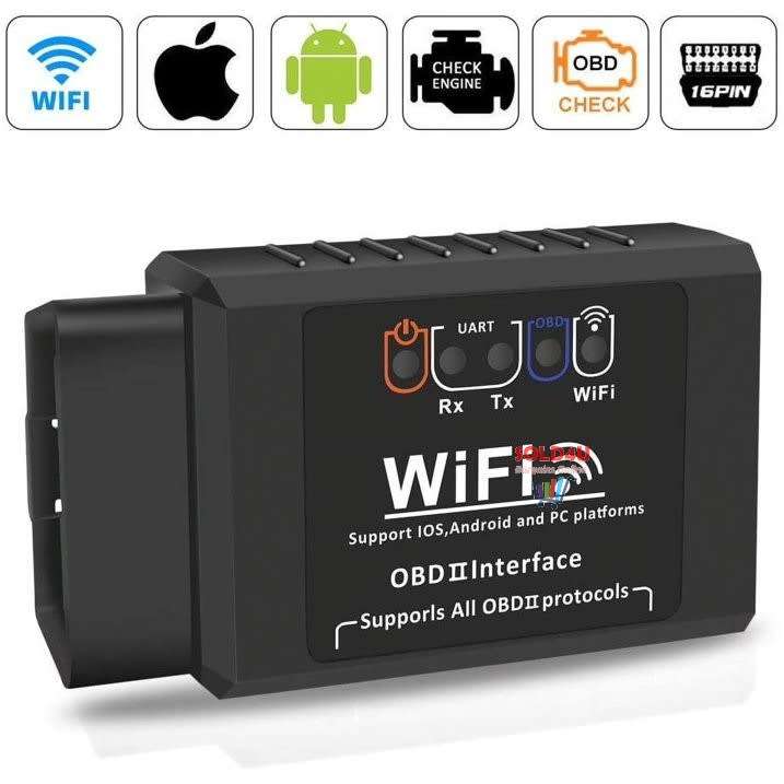 ELM327 WIFI OBD2 OBDII Auto Car Diagnostic Scanner Scan Tool for iOS Android