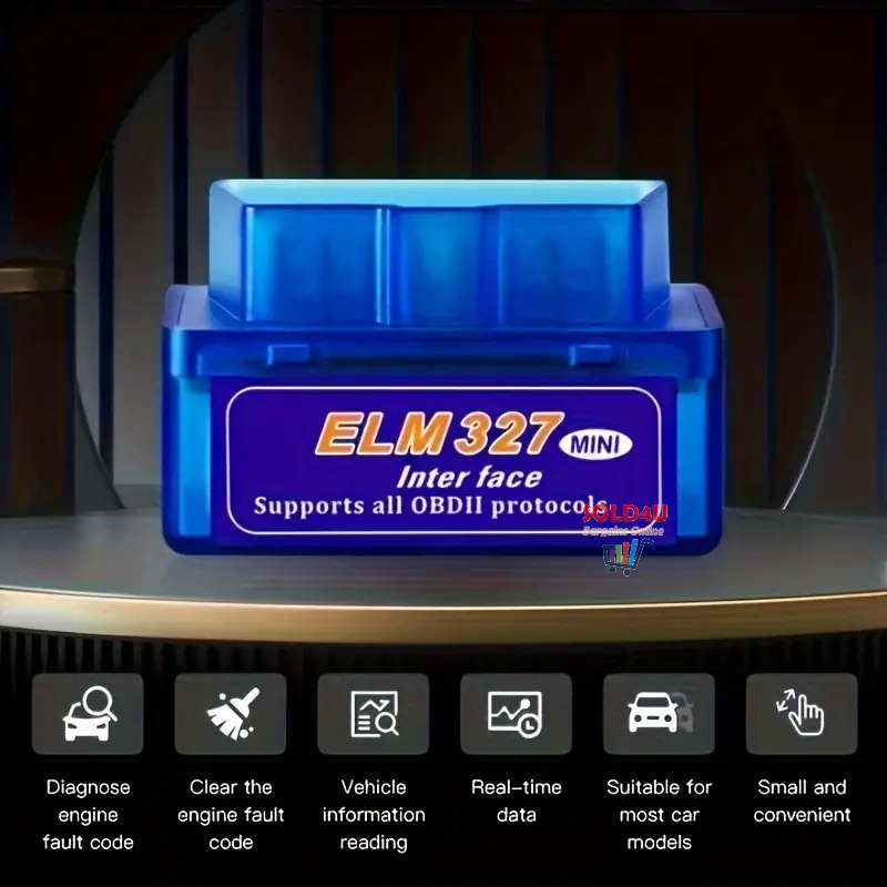 ELM327 MINI OBD2 Bluetooth Version OBDII Car Diagnostic Scanner (Android, iOS, Windows)