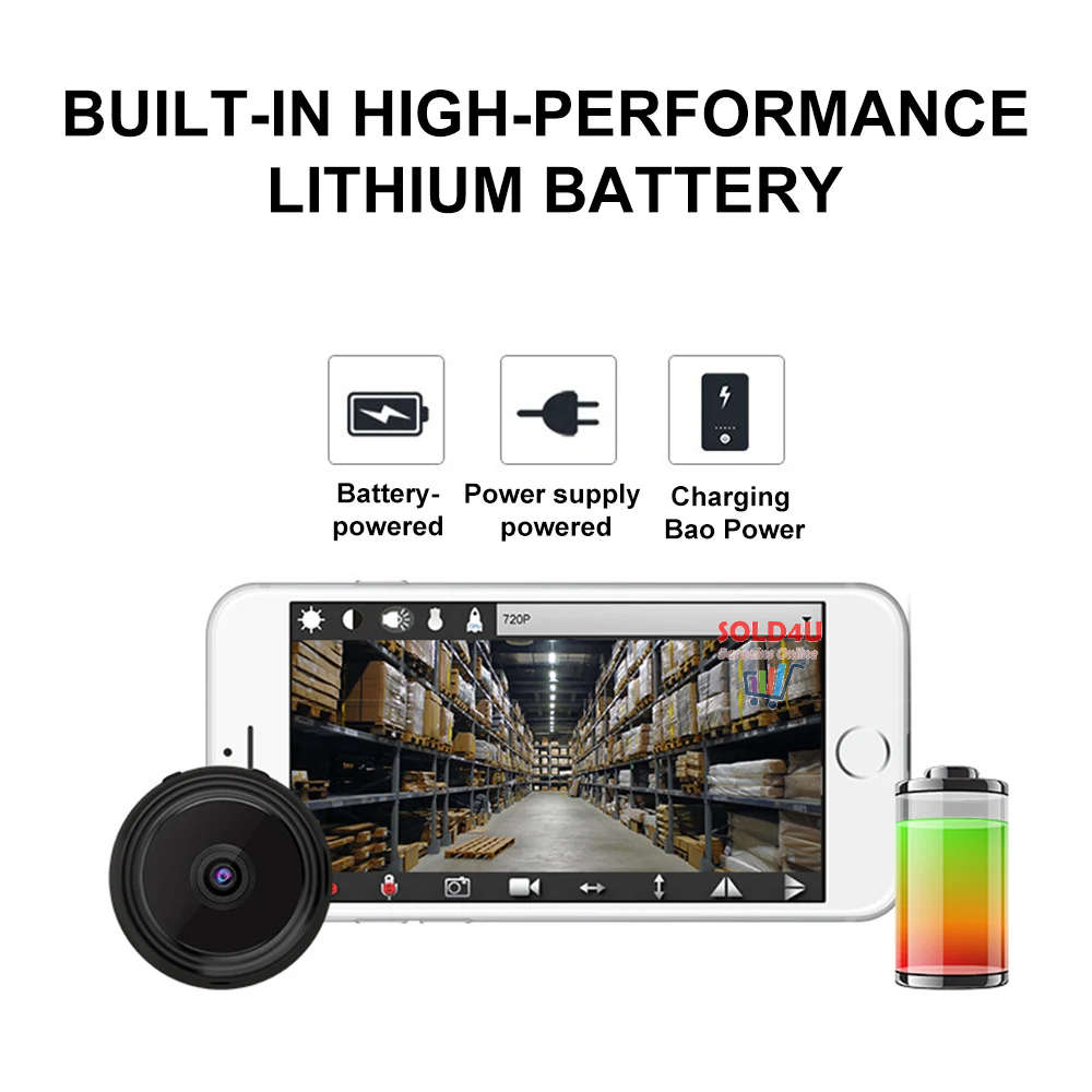 Mini Wifi Night Live Webcam HD Video Camera