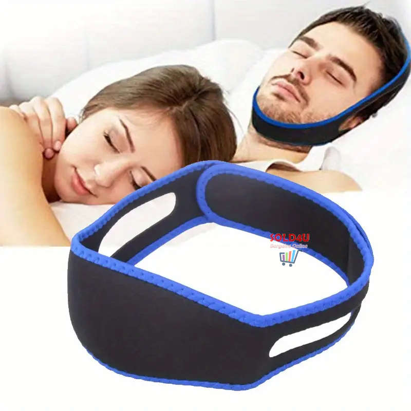 Adjustable Anti Snoring Chin Strap Peaceful Sleeping Device