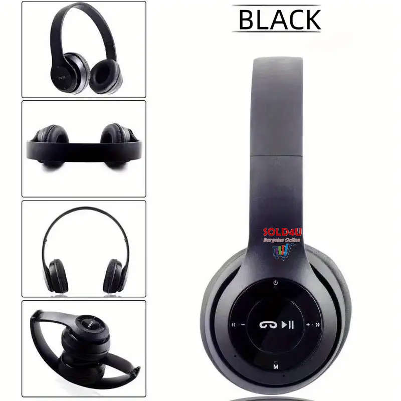 P47 Wireless Bluetooth Stereo Headphones [ USB Charging ] Random Colours
