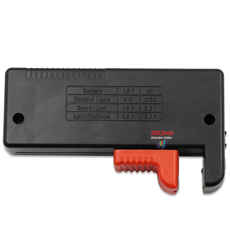 Universal Battery Tester - Quickly Check AA/AAA/C/D/9V/1.5V Batteries  BT168