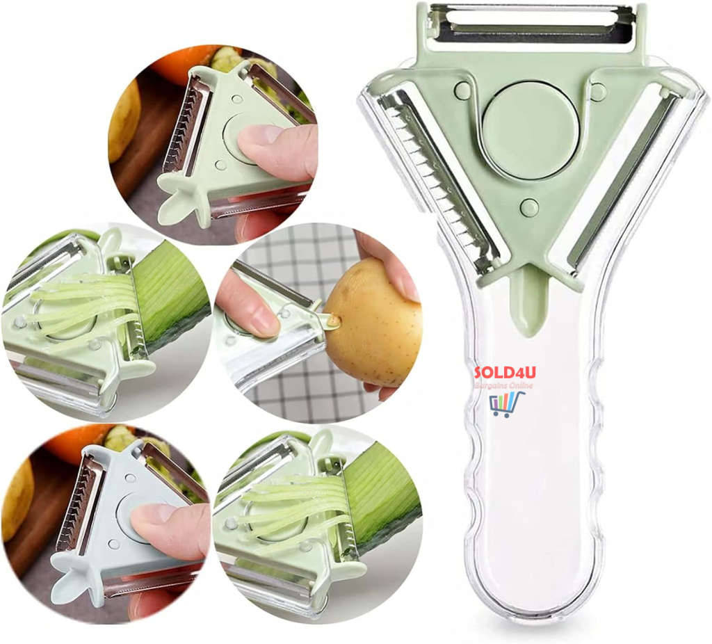 4 in 1 Vegetable Peeler Multifunctional Fruit Peelers with 3 Blades