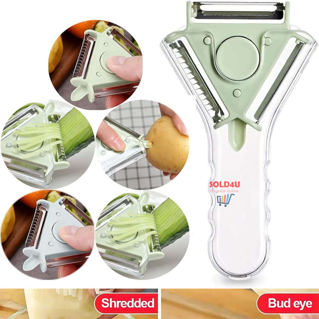 4 in 1 Vegetable Peeler Multifunctional Fruit Peelers with 3 Blades