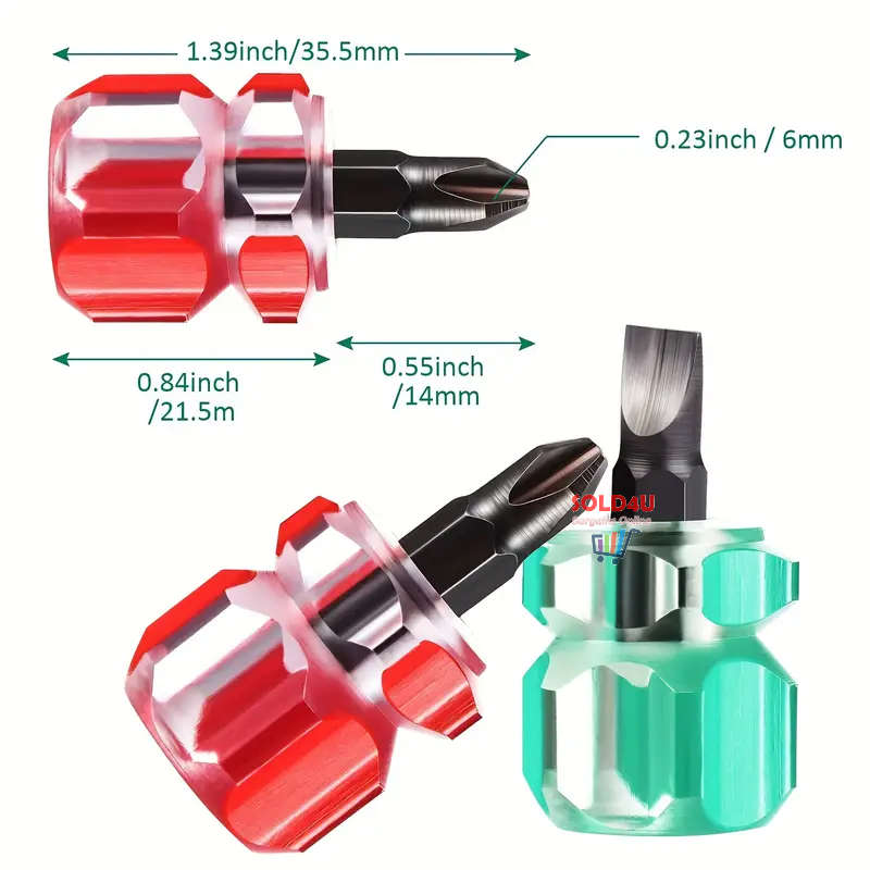 2pcs Sewing Machine Screwdriver Kit Mini Short Screwdriver Portable Needle Plate Screwdriver Repair