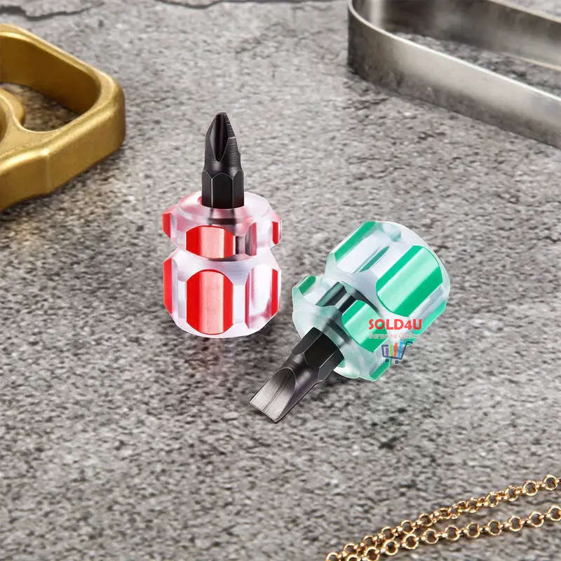 2pcs Sewing Machine Screwdriver Kit Mini Short Screwdriver Portable Needle Plate Screwdriver Repair