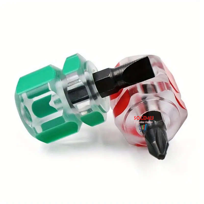 2pcs Sewing Machine Screwdriver Kit Mini Short Screwdriver Portable Needle Plate Screwdriver Repair