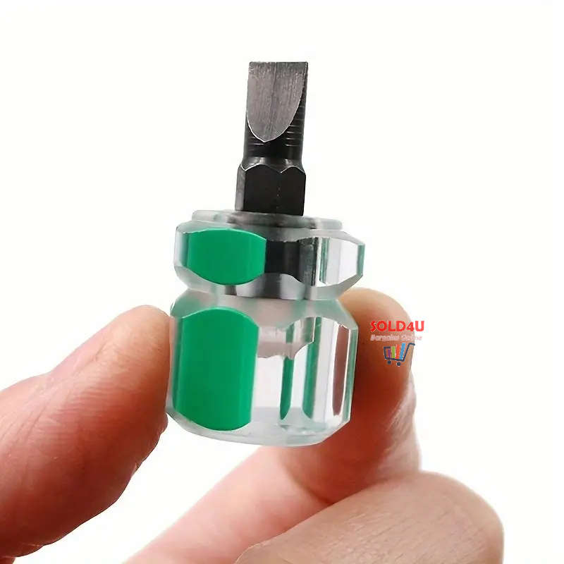 2pcs Sewing Machine Screwdriver Kit Mini Short Screwdriver Portable Needle Plate Screwdriver Repair