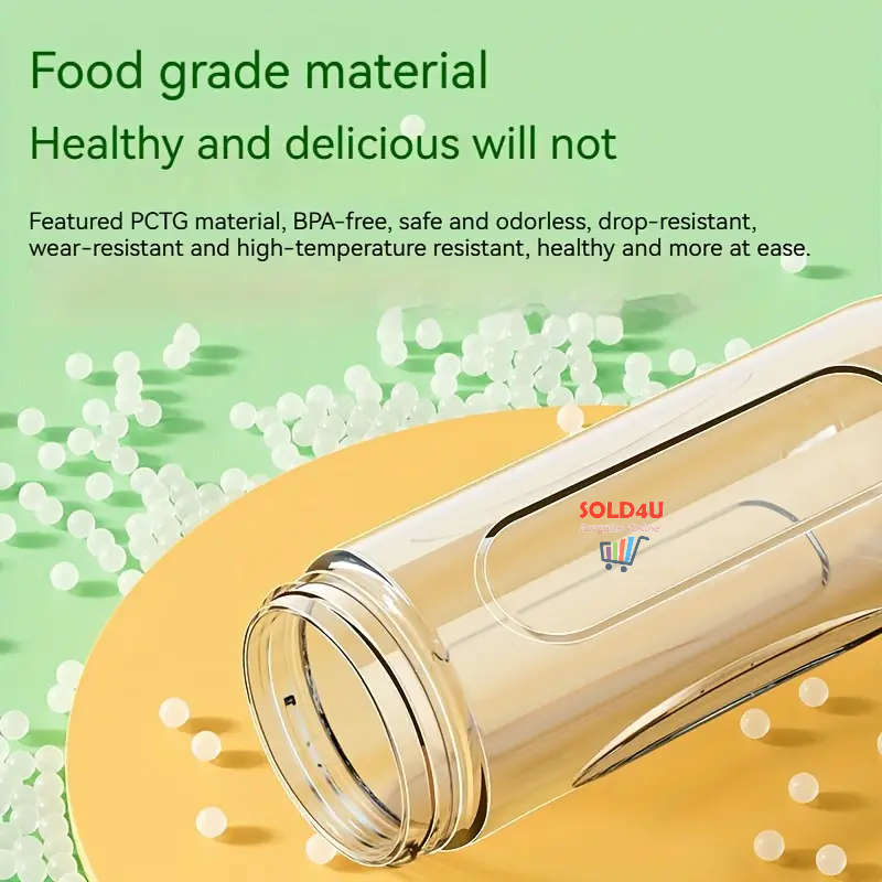 Portable Rechargeable Small Juicer with Double Cup (Large And Small), Travel Multi-function Juicer