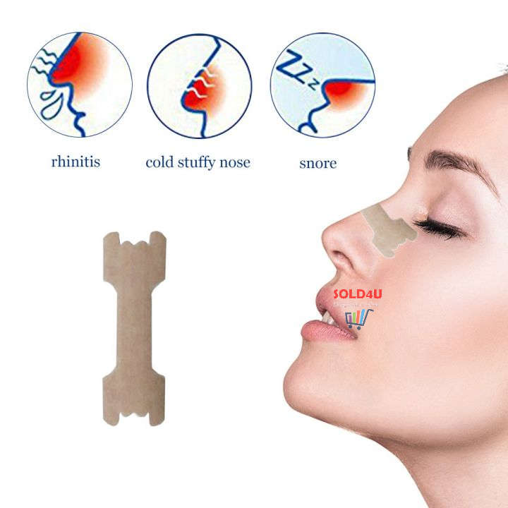 30PCS in box Nasal strips for improved sleep and reduced congestion - Breathe Better Sleep Better