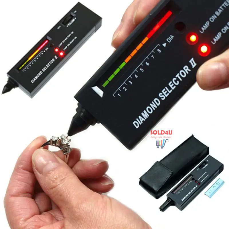 Diamond Tester High Accuracy Professional - Diamond Selector II 9V Battery Included