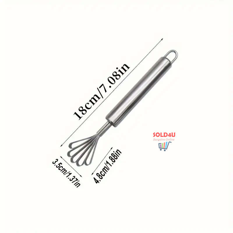 Coconut Grater, Fish Scaler Remover Multi-Purpose Stainless Steel Kitchen Tool