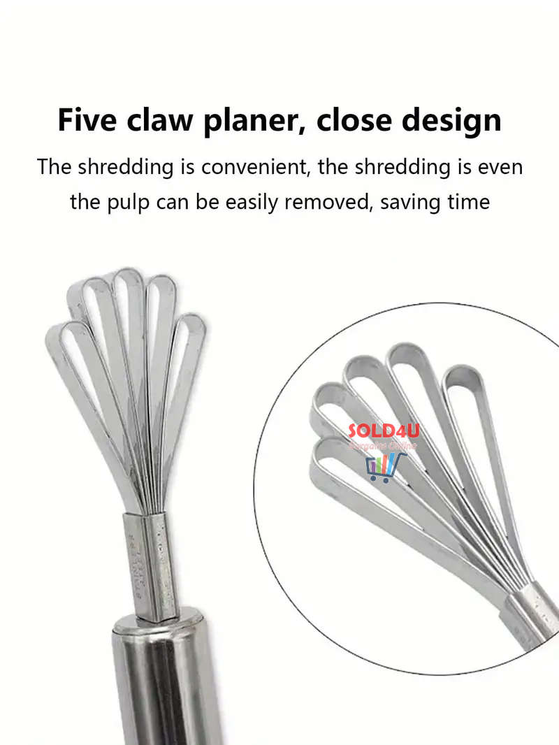 Coconut Grater, Fish Scaler Remover Multi-Purpose Stainless Steel Kitchen Tool