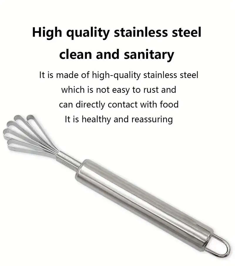 Coconut Grater, Fish Scaler Remover Multi-Purpose Stainless Steel Kitchen Tool