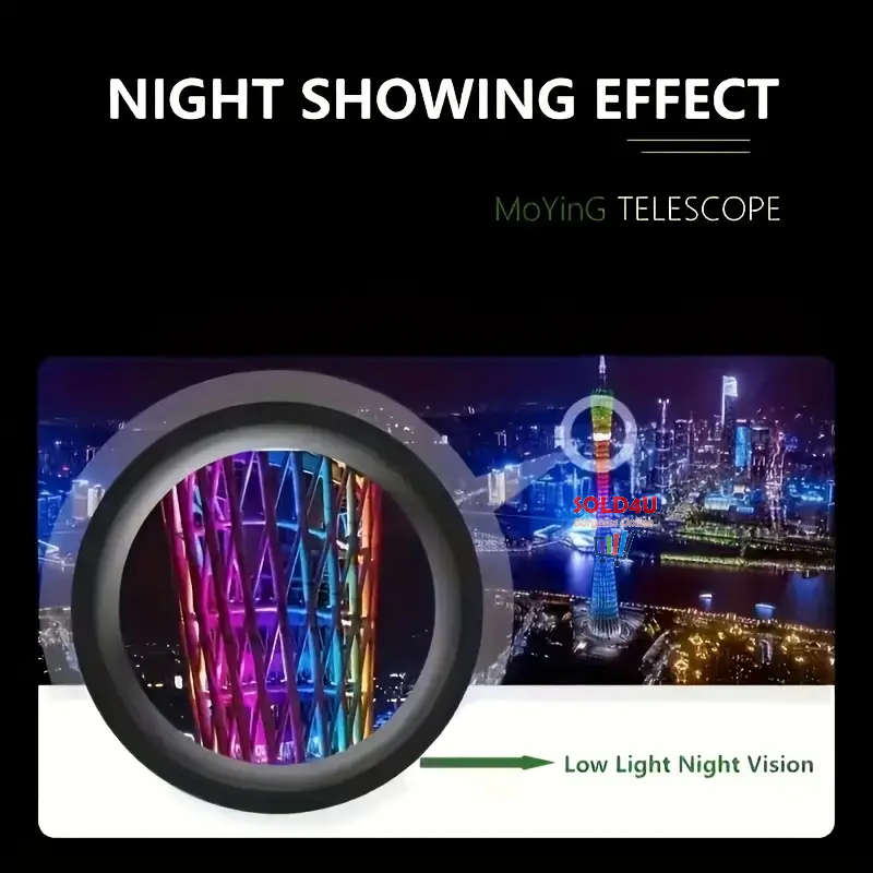 HD Monocular Hunting Telescope with Pouch