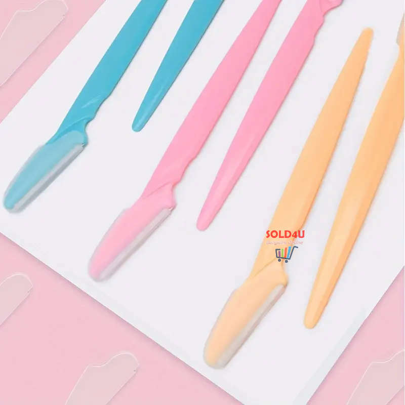 12pcs Eyebrow Dermaplaning Facial Razors Multipurpose Exfoliating Tool For Women Men With Precision