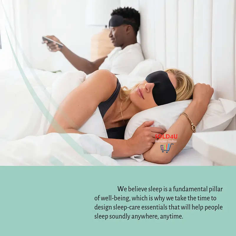 Buy 1 Get 1 Free - 3D Stereoscopic Sleep Eye Mask, Sleep Magic Memory Sponge [PURPLE]