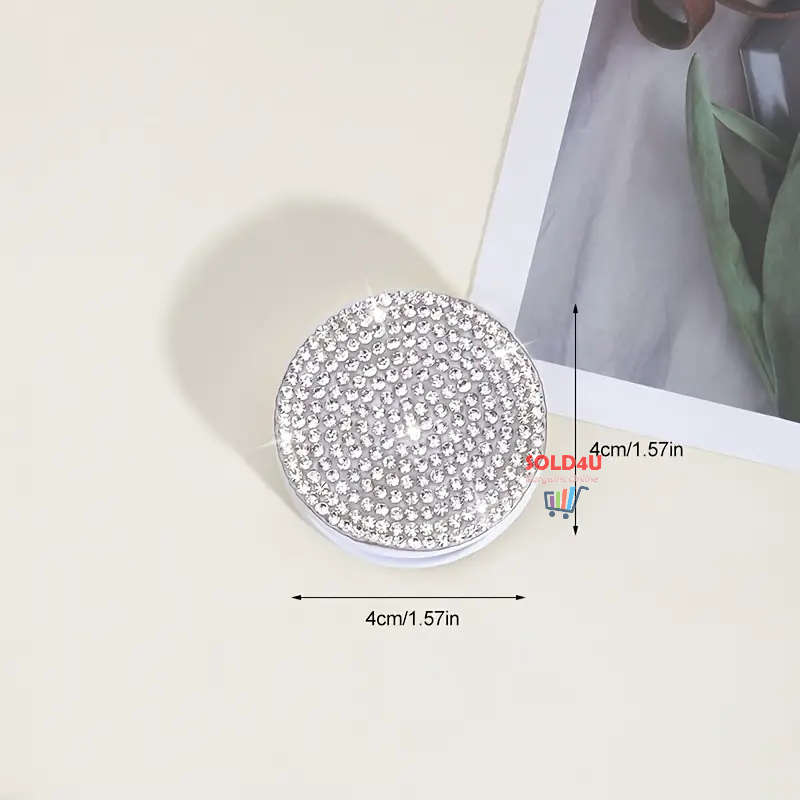 Glitter Push-Pull Mobile Phone Holder Bracket - Push And Pull Plastic Bracket for Mobile Devices