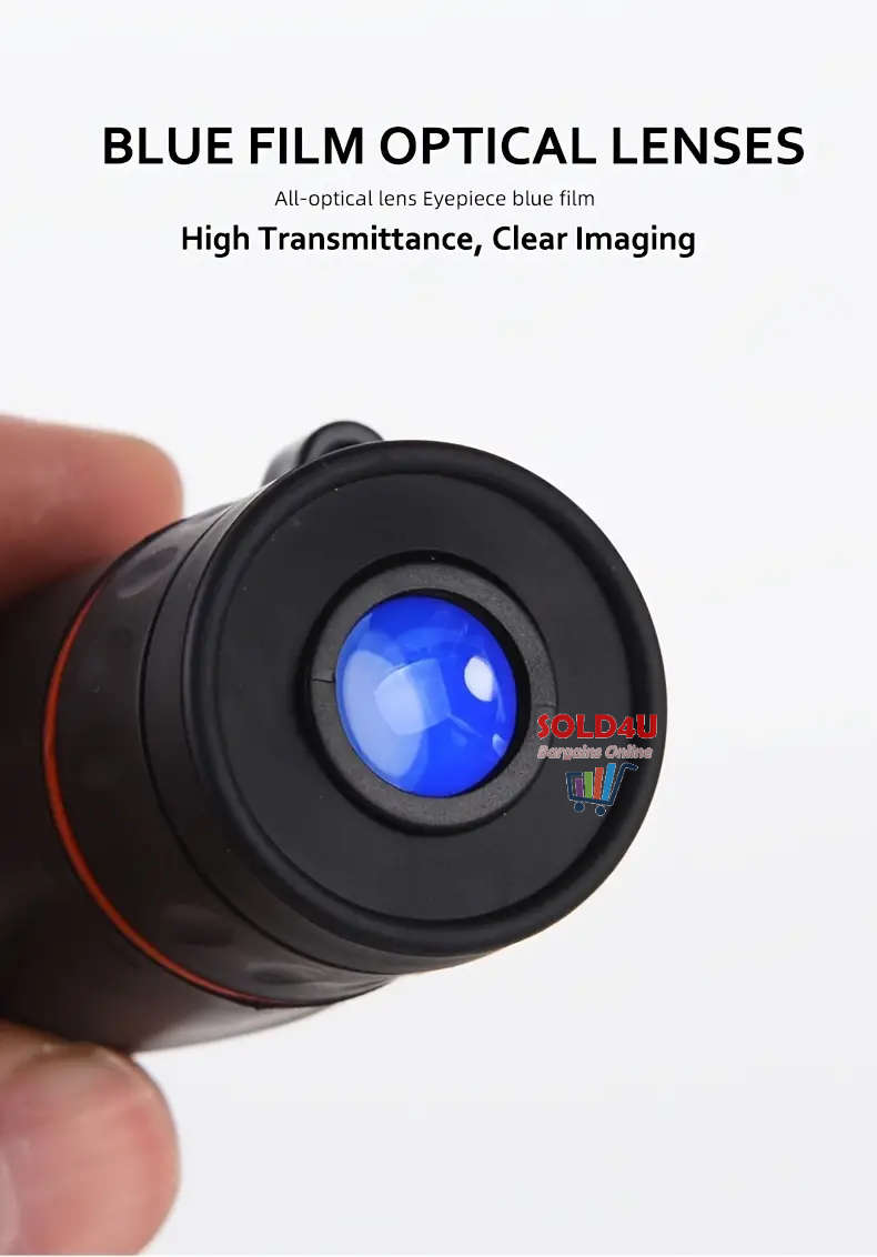 HD Monocular Telescope Hunting Handheld with Pouch - High Power Telescope only 9cm Long