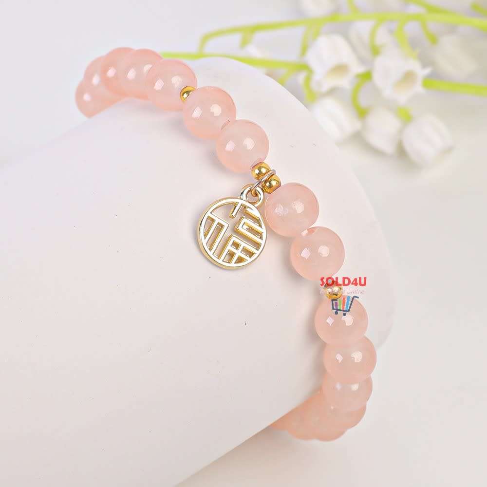 Lucky Fu Charm Beaded Bracelet Feng Shui Good Luck Bracelet