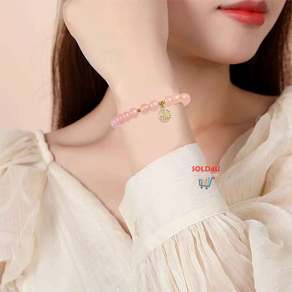 Lucky Fu Charm Beaded Bracelet Feng Shui Good Luck Bracelet