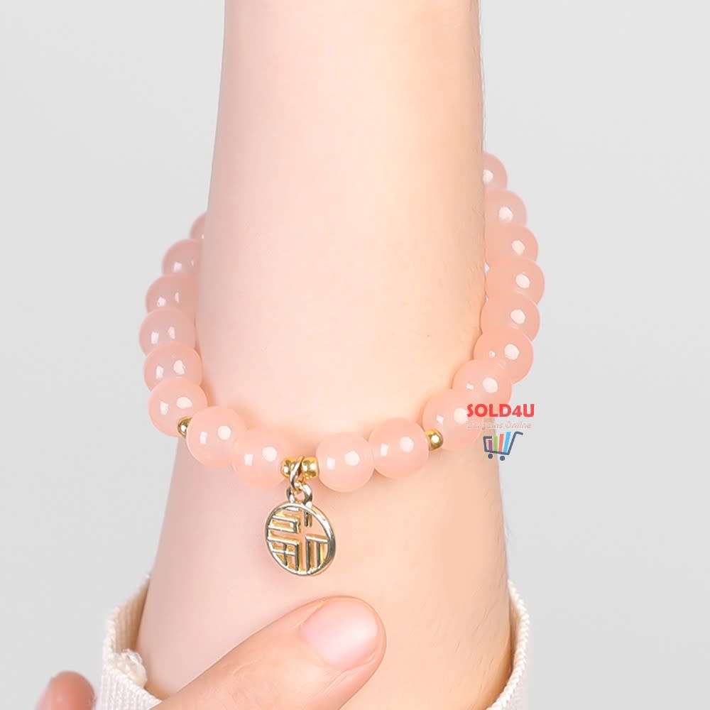 Lucky Fu Charm Beaded Bracelet Feng Shui Good Luck Bracelet