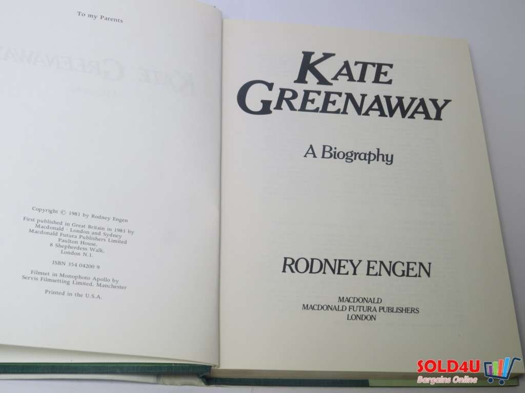 Kate Greenaway: A Biography -  Rodney K. Engen