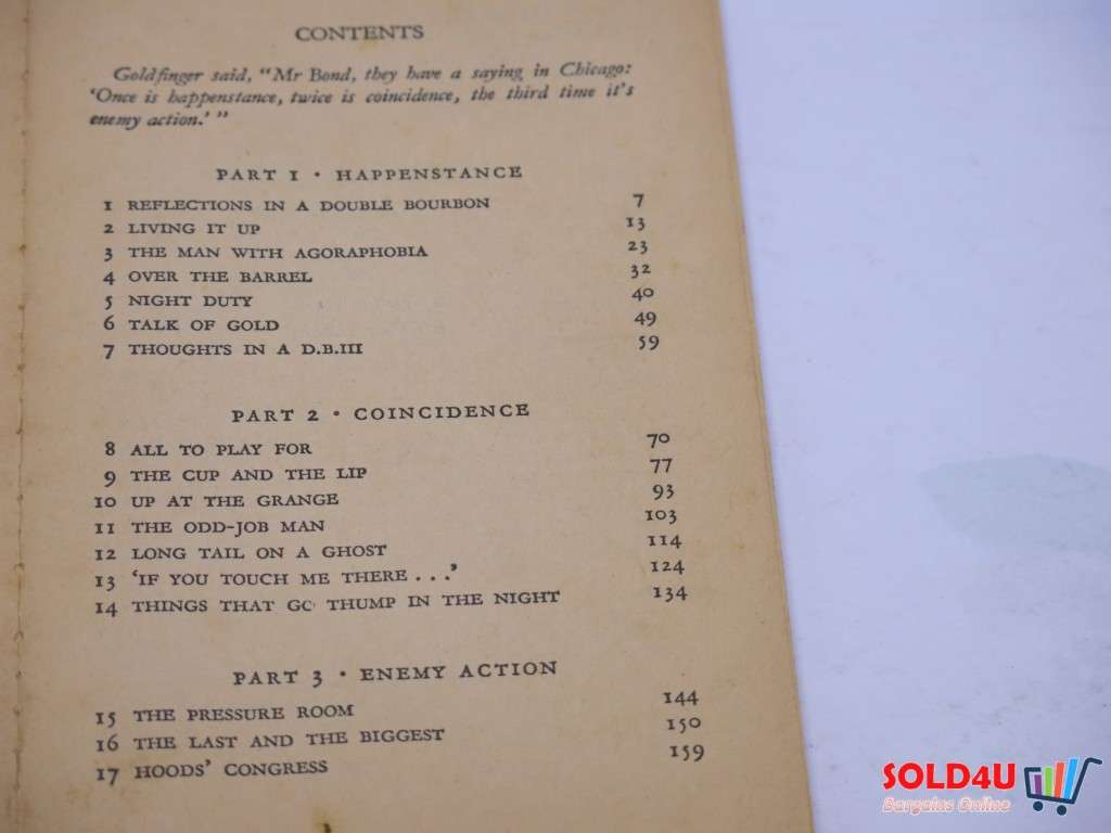 James Bond - Gold Finger - Ian Fleming