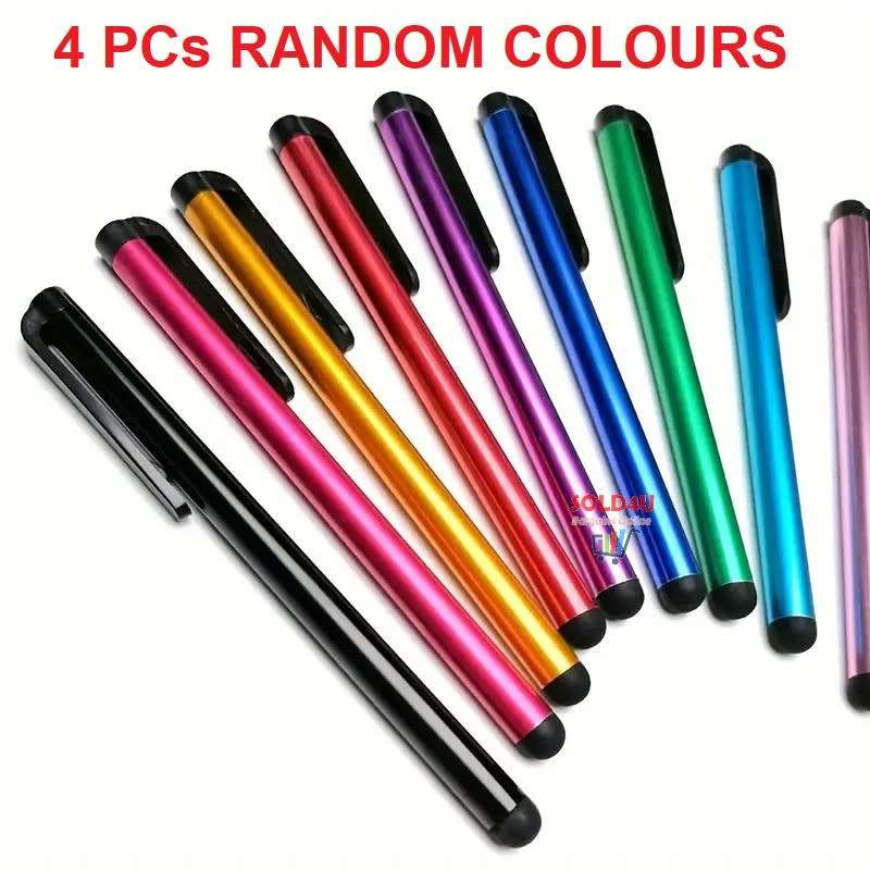 4pcs Touch Screen Stylus Capacitive Stylus Pen Suitable For Smartphones And Tablets