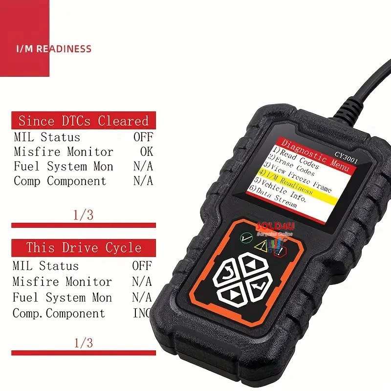 Car OBD2 Code Scanner Diagnostic Scanner Code Reader Erase Engine Fault Code for Cars Since 1996
