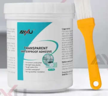 Waterproof Invisible Transparent Glue 300g With Brush Leak-Proof for Outdoor Bathroom Wall Tiles