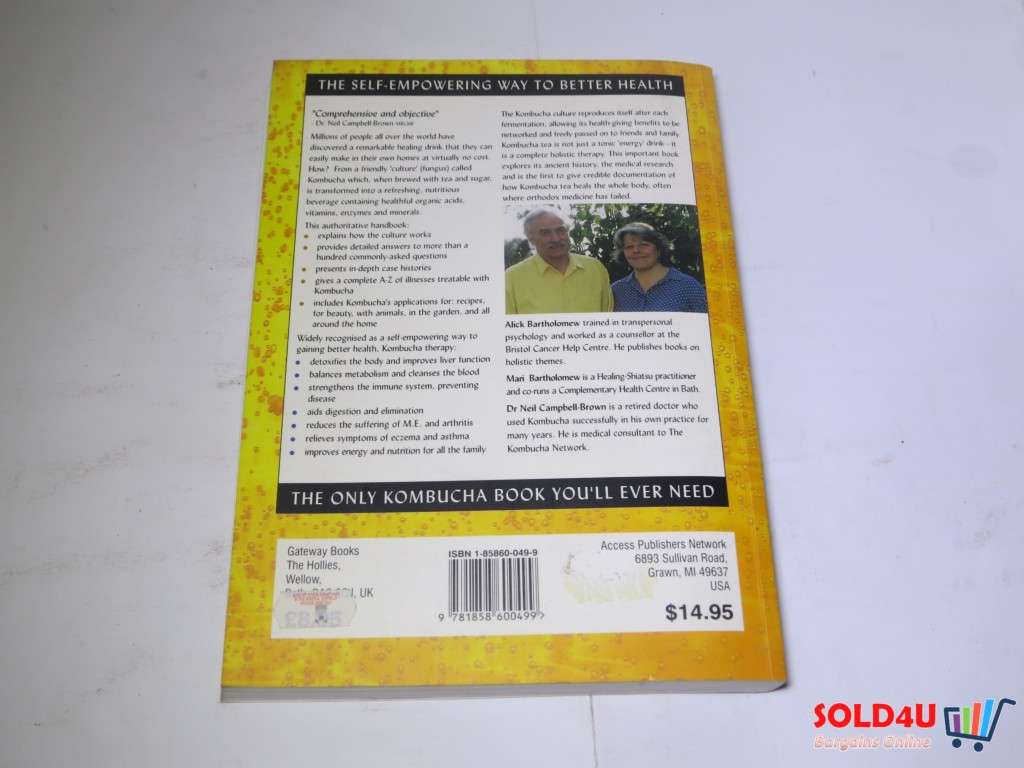 Kombucha Tea - For your Health and Healing - The Most In-Depth Guide Available - Alick & Mari B