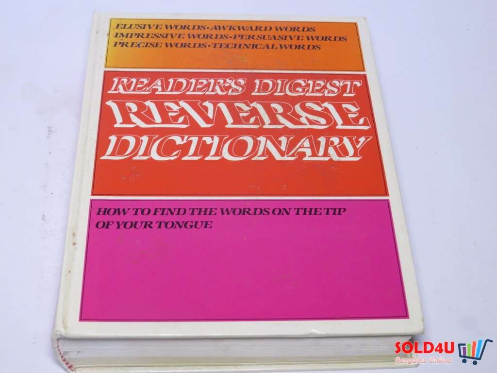 Reader`s Digest Reverse Dictionary - How to Find the words on the tip of your Tongue