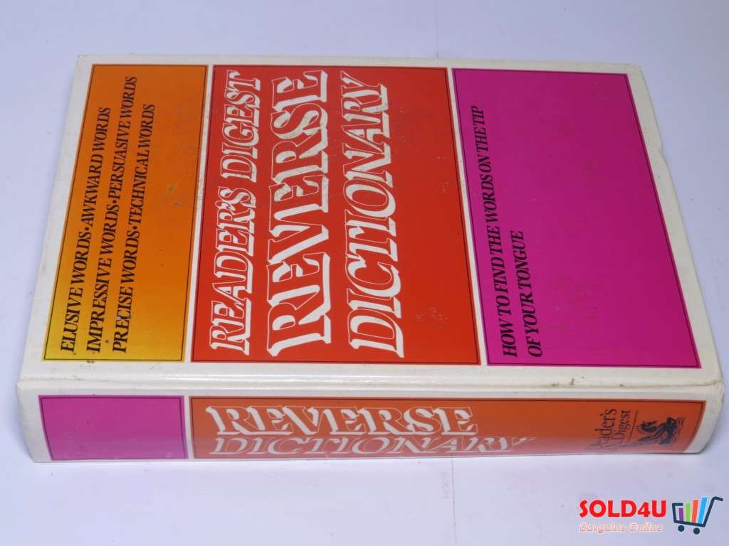 Reader`s Digest Reverse Dictionary - How to Find the words on the tip of your Tongue