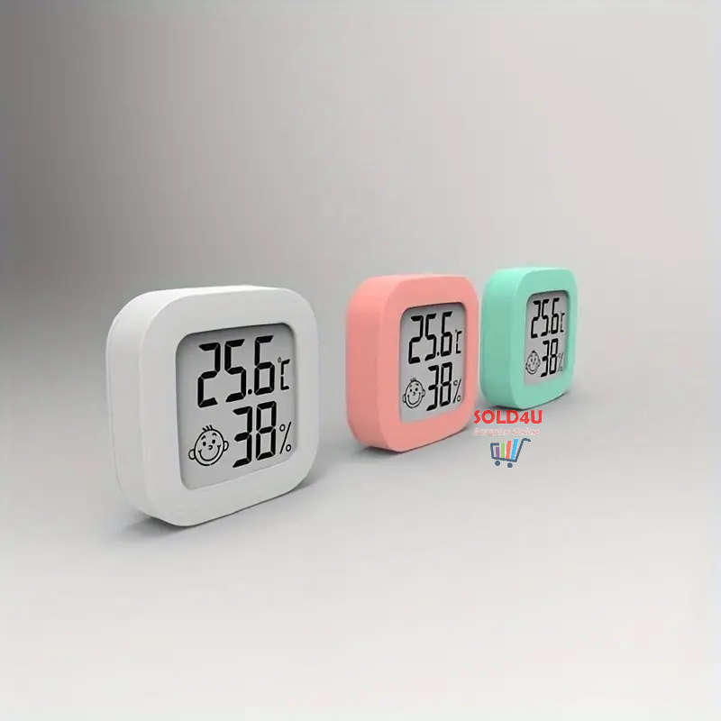 Mini LCD Digital Thermometer with Humidity Monitor