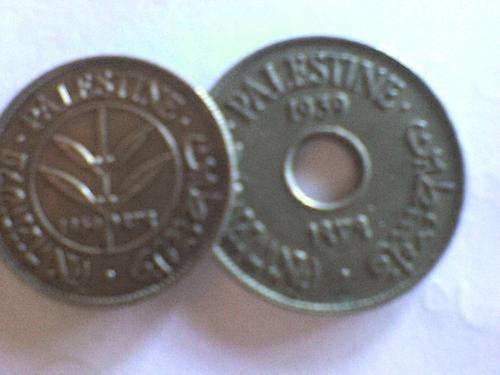 1939 PALESTINE BRITISH ADMINISTRATION MIL COINAGE