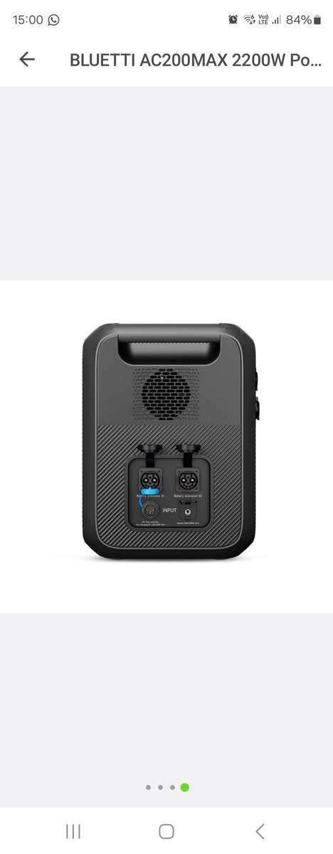 BLUETTI AC200 MAX 2200w PORTABLE POWER STATION