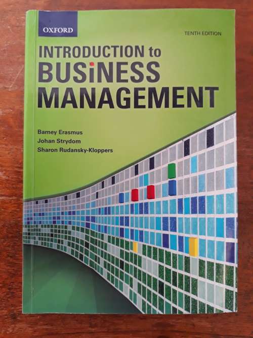 Introduction to business management- tenth edition- Barney Erasmus