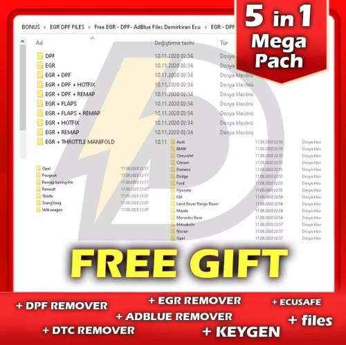 Tuning Remap Files For Cars Trucks Modified ECU Chip Tuning Maps Work With KESS/KTAG/FGTECH